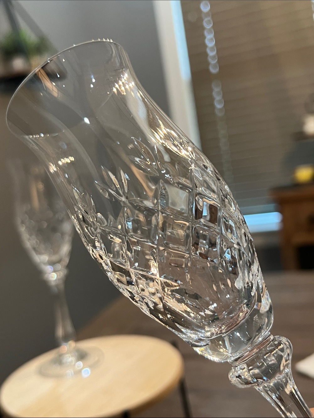 Vintage Mikasa Chateau Champagne Flutes Discontinued Pattern